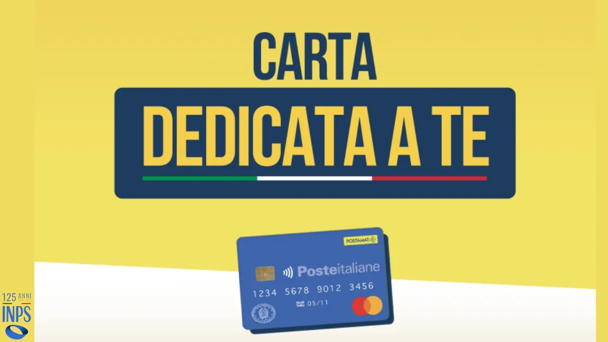 Ecco quando arriva la Carta Dedicata a te 2025 fino a 500 euro